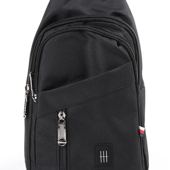 Crossbody Travel Sling Bag With Adjustable Straps Charcoal - Picture 2 of 5